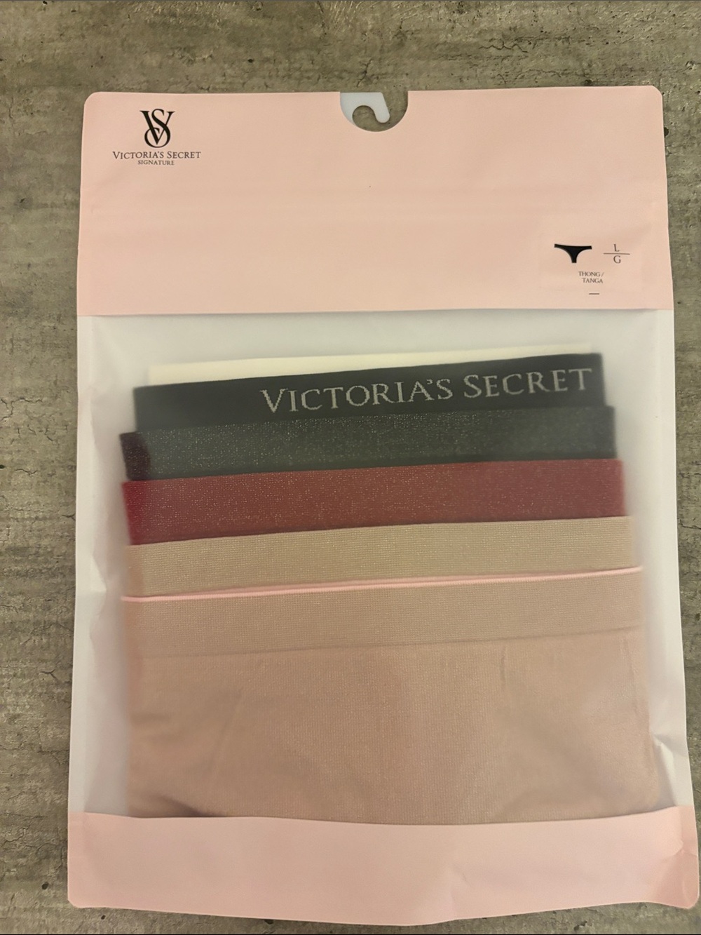 New Victoria's Secret 5-Pack Glittery Thongs